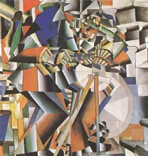 Kasimir Malevich Knife - Grinder (mk09) oil painting image